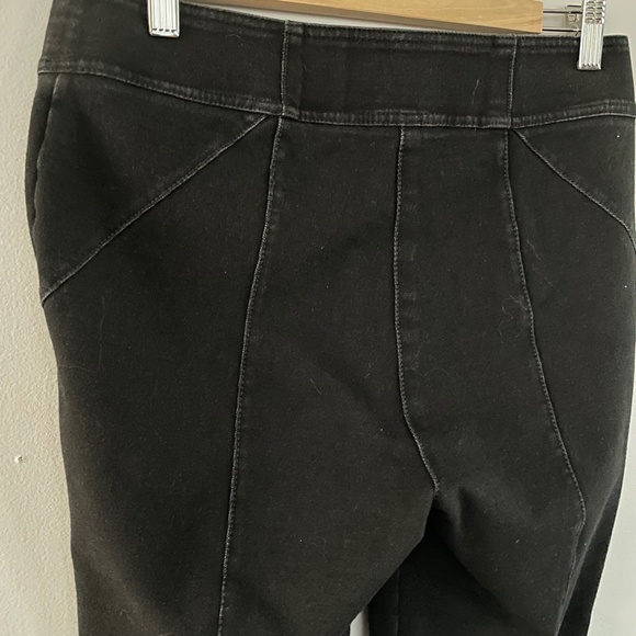 Black Jean Leggings with 3 decorative zippers - Picture 4 of 4